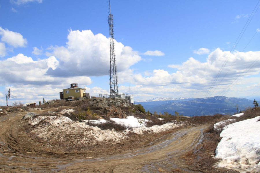Haeckel Hill Forestry Lookout Tower at Whitehorse, Yukon, May 29, 2013
