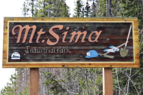 Mount Sima Industrial community sign